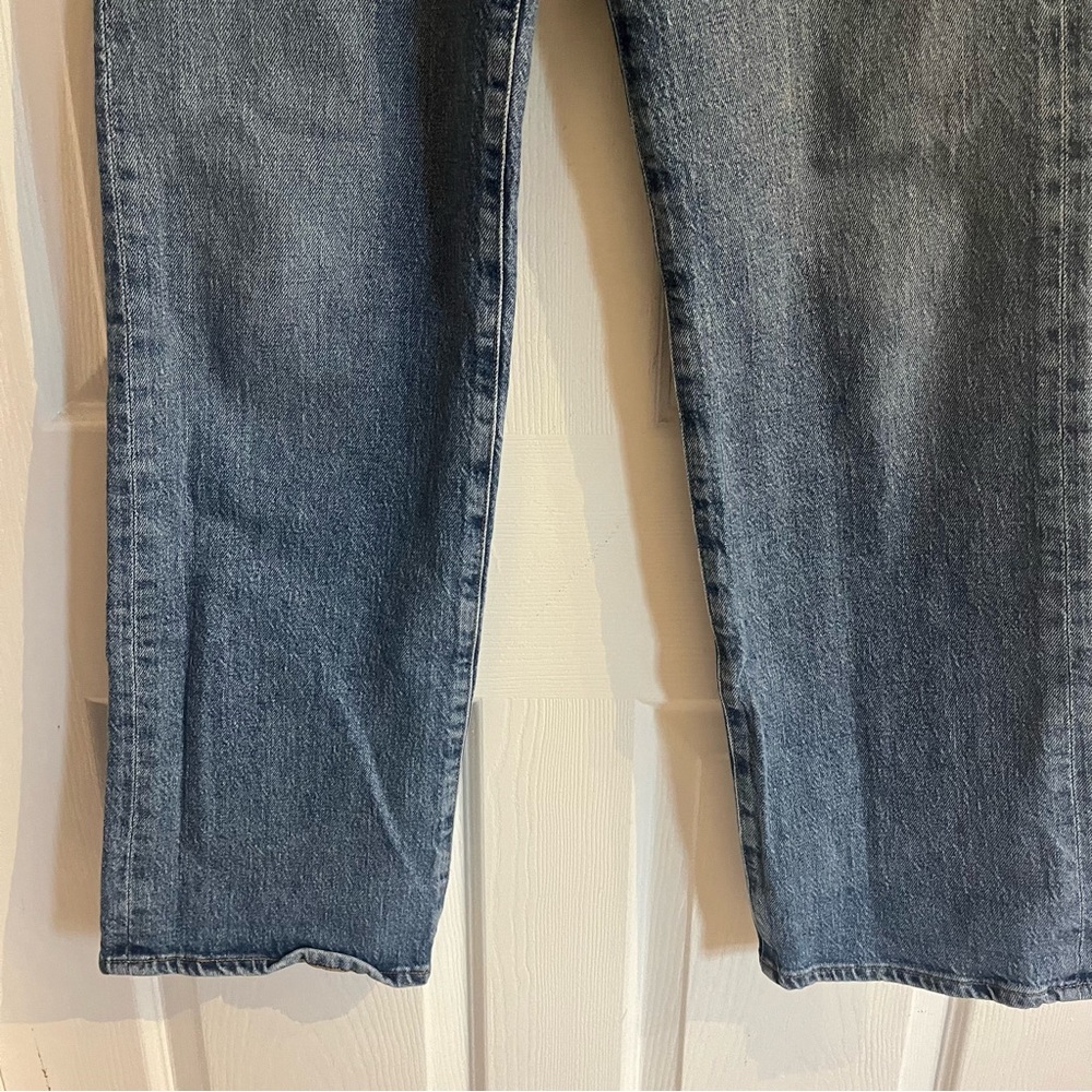 AGOLDE Jeans Harper Flash Medium Wash Denim Straight Leg size 23 - Picture 5 of 10
